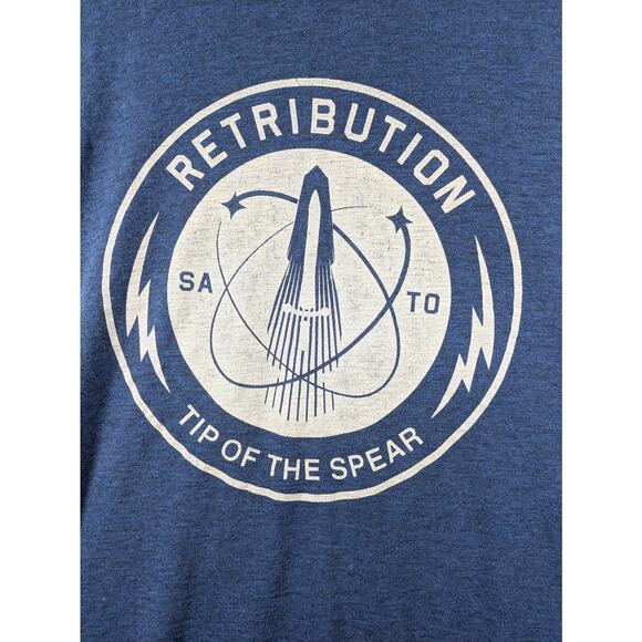 Call of Duty 2016 Infinite Warfare Retribution Graphic Blue T-Shirt Size L - Picture 2 of 8